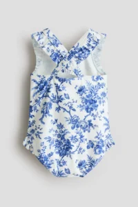 H&M Frilly and Patterned Swimsuit - Image 2