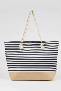 DeFacto X7823 Navy Blue Women Beach Bag - Image 2