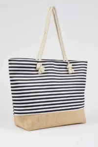 DeFacto X7823 Navy Blue Women Beach Bag - Image 3