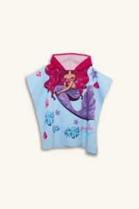 DeFacto  Turquoise Printed Cotton Poncho Towel Girl