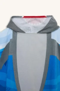 DeFacto  Navy Blue Patterned Cotton Poncho Towel Boy - Image 2