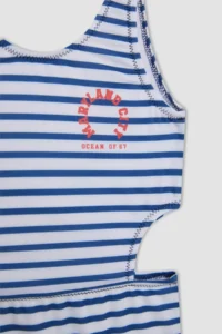DeFacto Girls' Striped Swimsuit - Image 2