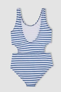 DeFacto Girls' Striped Swimsuit - Image 3