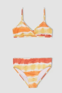 DeFacto Girls' Patterned Bikini Set