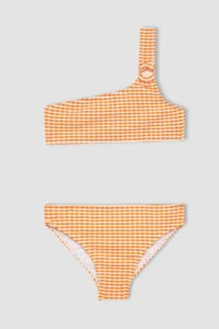 DeFacto Girls' Checkered Bikini Set