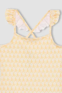 DeFacto Girls' flower patterned Swimsuit - Image 2
