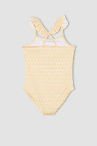 DeFacto Girls' flower patterned Swimsuit - Image 3