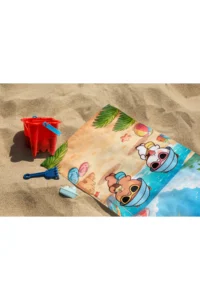 Erays Home Bubu Dudu New Patterned Digital Printed Girl's Beach Towel Cotton Beach Towel Sea Towel - Image 4