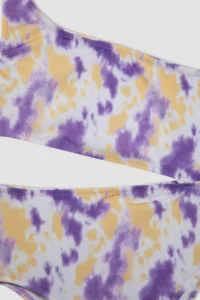 DeFacto Girls' Tek Omuzlu Patterned Swimsuit - Image 2