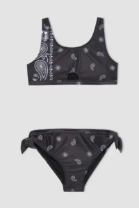 DeFacto Patterned Bikini Set Girls'