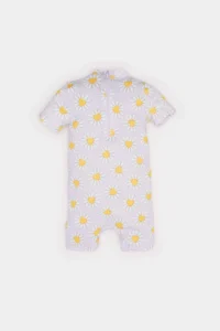 DeFacto flower patterned Swimsuit Baby Girl - Image 4