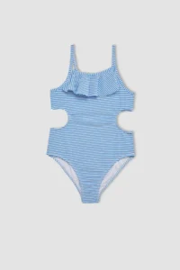 DeFacto Girls' Striped Swimsuit