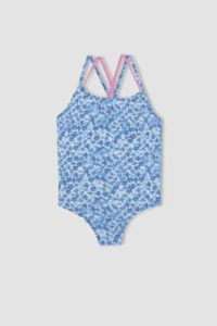 DeFacto Girls' Patterned Swimsuit