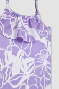 DeFacto Girls' Patterned Swimsuit - Image 2