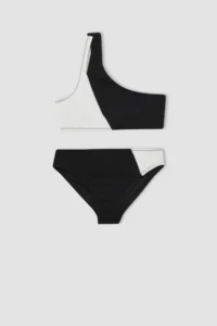 DeFacto Girls' Tek Omuzlu Bikini Set