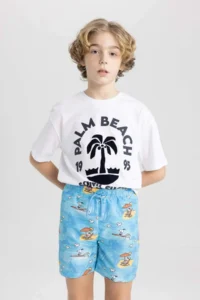 DeFacto Snoopy Swim Shorts Boys' - Image 3