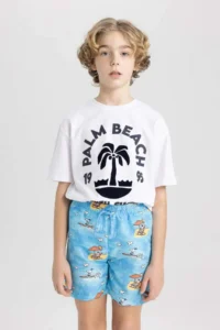 DeFacto Snoopy Swim Shorts Boys' - Image 4