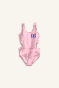 DeFacto Striped Swimsuit Girls'