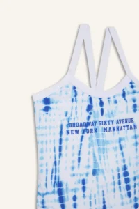 DeFacto Batik Patterned Swimsuit Girls' - Image 2
