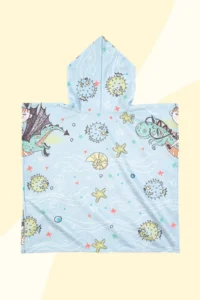 HAMUR Boy's Hooded Beach Towel Poncho Towel Swimmer Sea Pool Bathrobe Baby Bath Towel Dragon - Image 8
