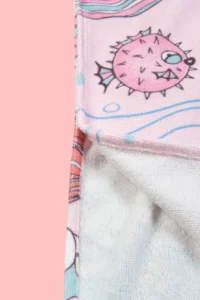 HAMUR Girl's Hooded Beach Towel Poncho Towel Swimmer Sea Pool Bathrobe Baby Bath Towel Mermaid - Image 9