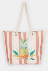 DeFacto Women Pineapple Patterned Beach Bag