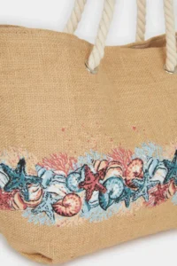 DeFacto Women Wicker Beach Bag - Image 3