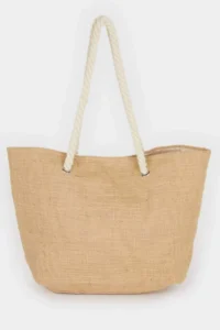 DeFacto Women Wicker Beach Bag - Image 5