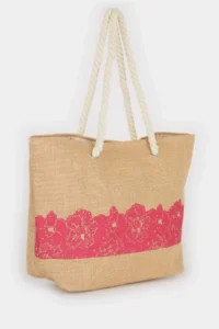 DeFacto Women Wicker Beach Bag - Image 2