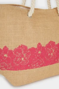 DeFacto Women Wicker Beach Bag - Image 3
