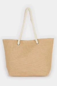DeFacto Women Wicker Beach Bag - Image 5