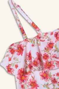 DeFacto Floral Swimsuit Girls' - Image 2
