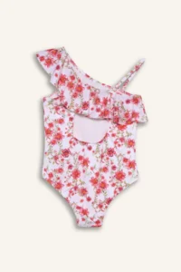 DeFacto Floral Swimsuit Girls' - Image 3