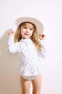 DeFacto Floral Swimsuit Baby Girl