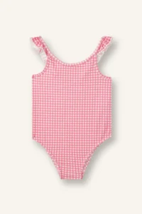 DeFacto Gingham Sleeveless Swimsuit Baby Girl
