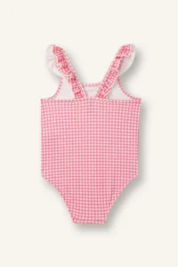 DeFacto Gingham Sleeveless Swimsuit Baby Girl - Image 3
