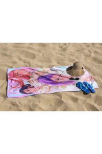 Erays Home Huntrix Animation Patterned Girl's Beach Bath Towel Sea Towel Beach Towel - Image 4