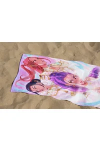 Erays Home Huntrix Animation Patterned Girl's Beach Bath Towel Sea Towel Beach Towel - Image 5