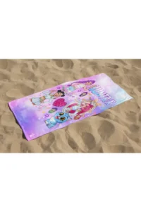 Erays Home Huntrix Anime New Patterned Girl's Beach Bath Towel Sea Towel Beach Towel - Image 2