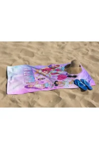 Erays Home Huntrix Anime New Patterned Girl's Beach Bath Towel Sea Towel Beach Towel - Image 5