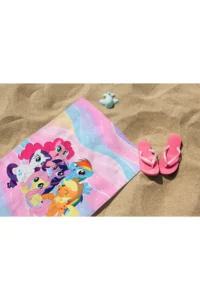 Erays Home My Little Pony Patterned Digital Printed Children's Beach Towel Cotton Beach Towel Sea Towel - Image 3