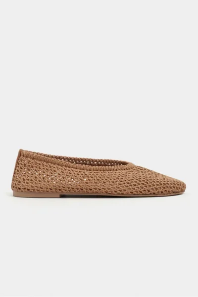 NSN-HD661K_Tan_Knitwear_Flats_1