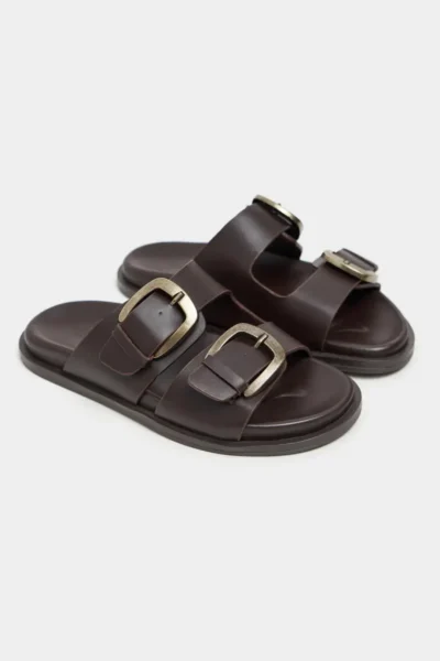 NSN-SLH281K_Brown_MATTE_Slippers_1