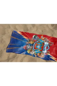Erays Home Paw Patrol Patterned Digital Printed Boy's Beach Towel Cotton Beach Towel Sea Towel - Image 4