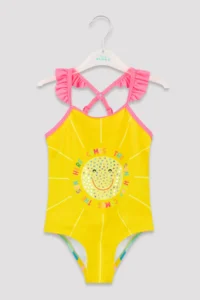 Penti Girls' Sunshine Frill Swimsuit