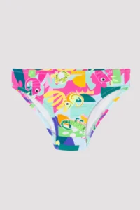 Penti Girls' Tropik Frilly Bandeau Bikini Set - Image 3