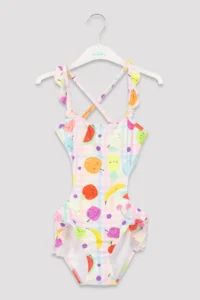 Penti Girls' Meyve Patterned Mayokini