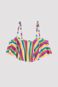 Penti Girls' Striped Bandeau Bikini Set - Image 2