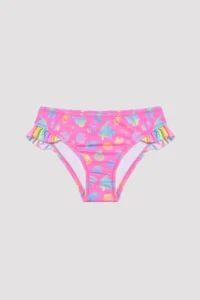Penti Girl's Colorful Ocean Bandeau Multicolored Bikini Set - Image 3