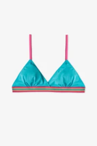 Penti Turquoise Teen Girl island Triangle Bikini Set - Image 2